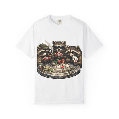 Raccoons Playing Poker T-Shirt