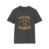 My B.A.C. Is Higher Than Illinois Taxes T-Shirt — Funny Raccoon Drinking Shirt