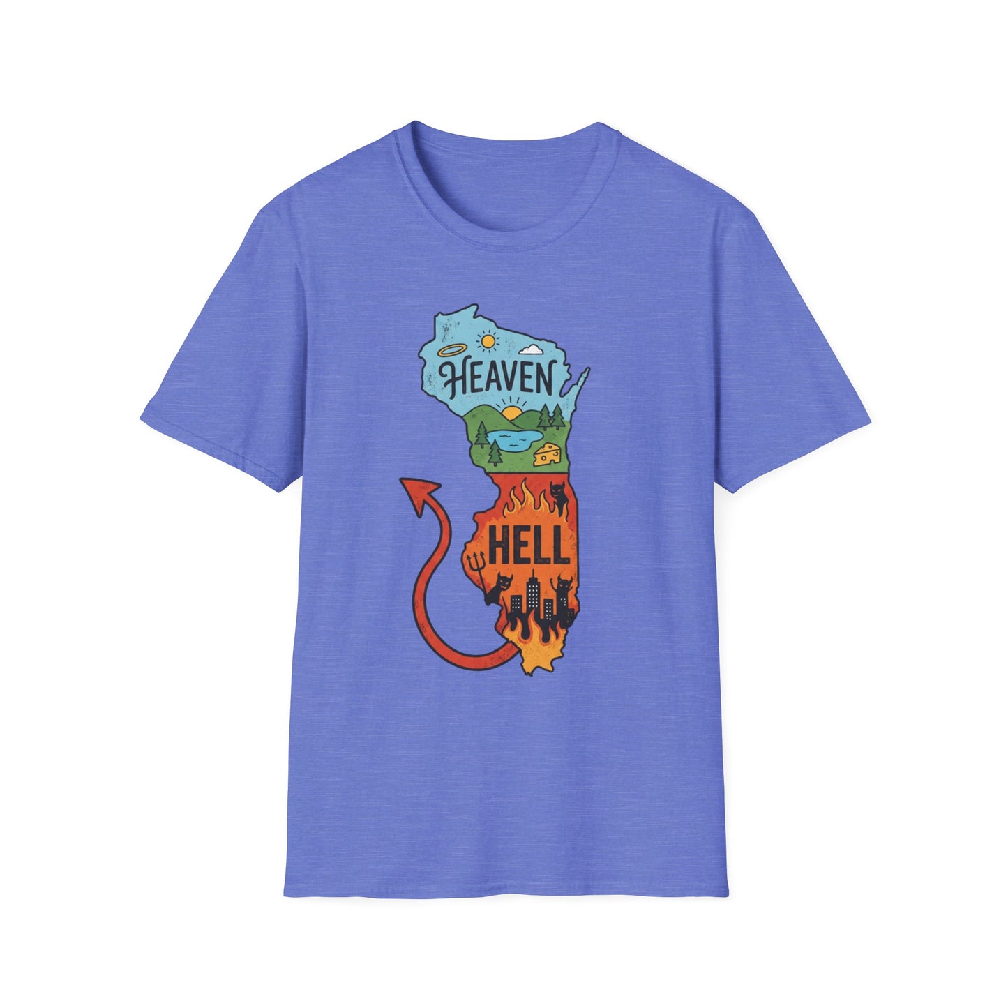 Wisconsin Heaven Illinois Hell Shirt