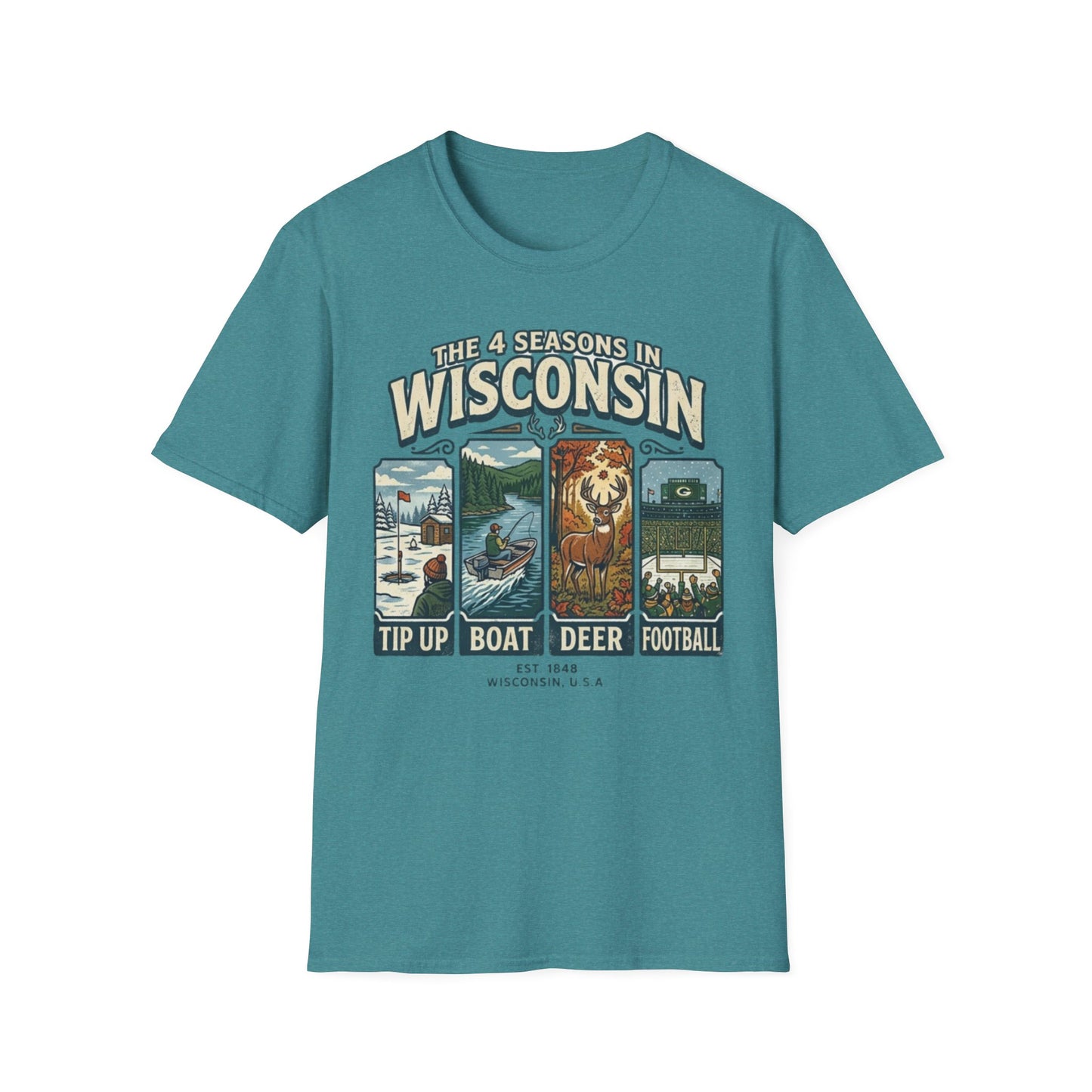 The 4 Seasons in Wisconsin T-Shirt