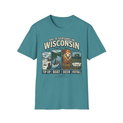The 4 Seasons in Wisconsin T-Shirt