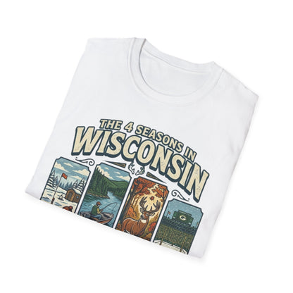 The 4 Seasons in Wisconsin T-Shirt