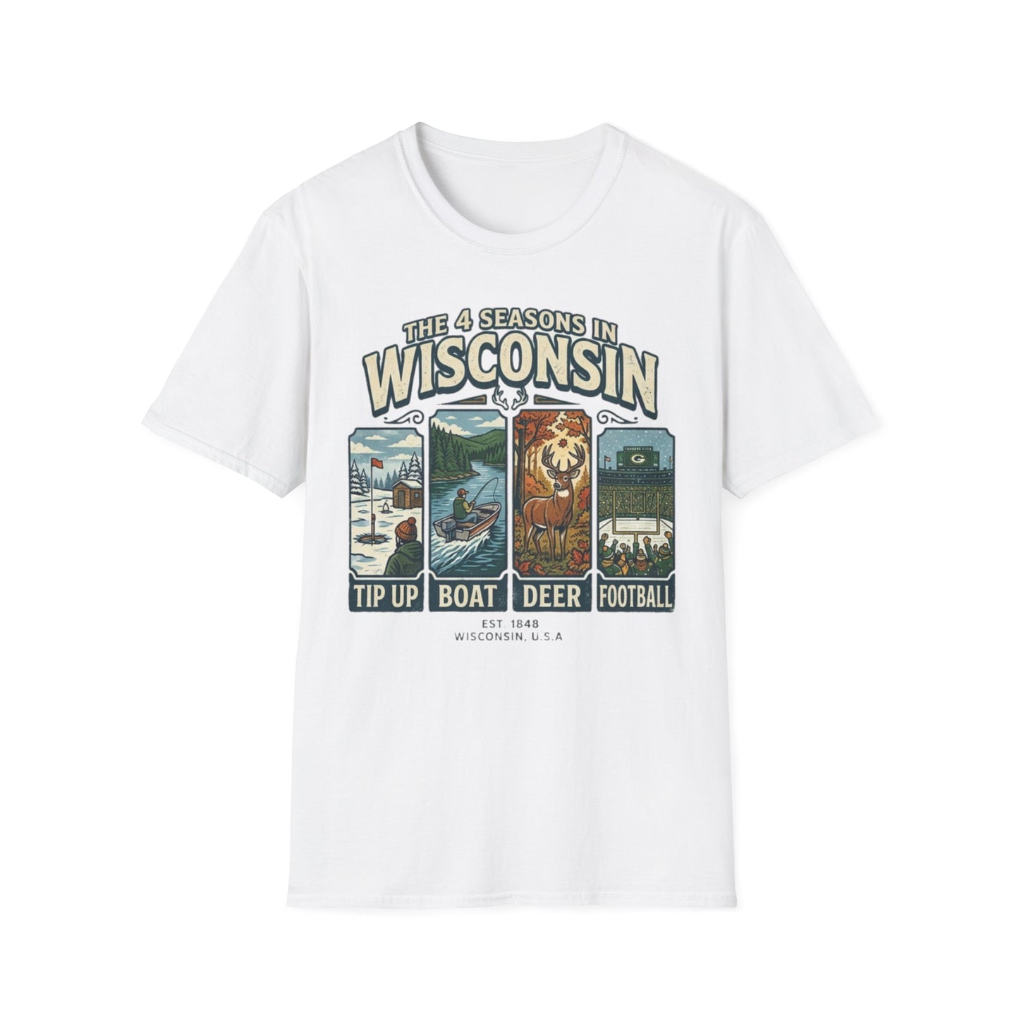 The 4 Seasons in Wisconsin T-Shirt