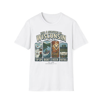 The 4 Seasons in Wisconsin T-Shirt