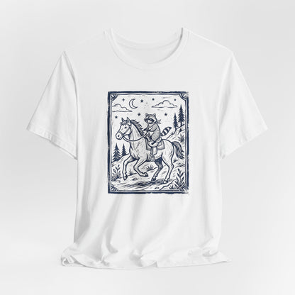 Raccoon Riding Horse T-Shirt