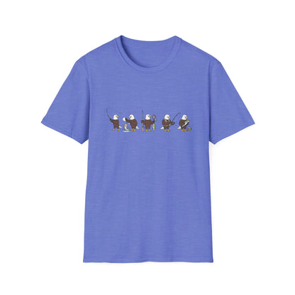 Bald Eagle Fishing Shirt