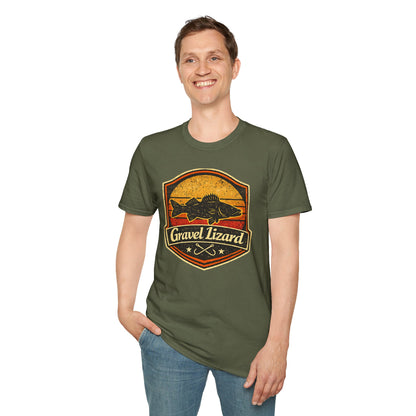 Gravel Lizard Walleye Fishing Shirt