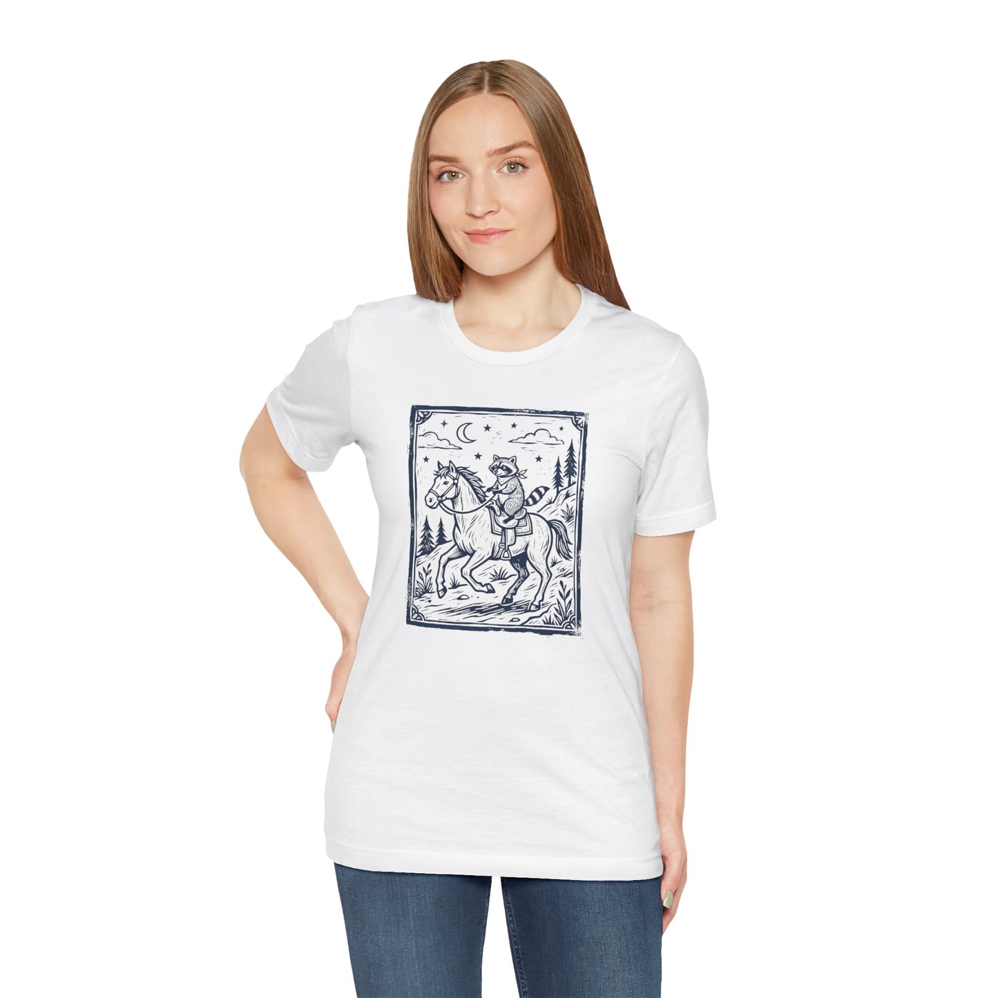 Raccoon Riding Horse T-Shirt