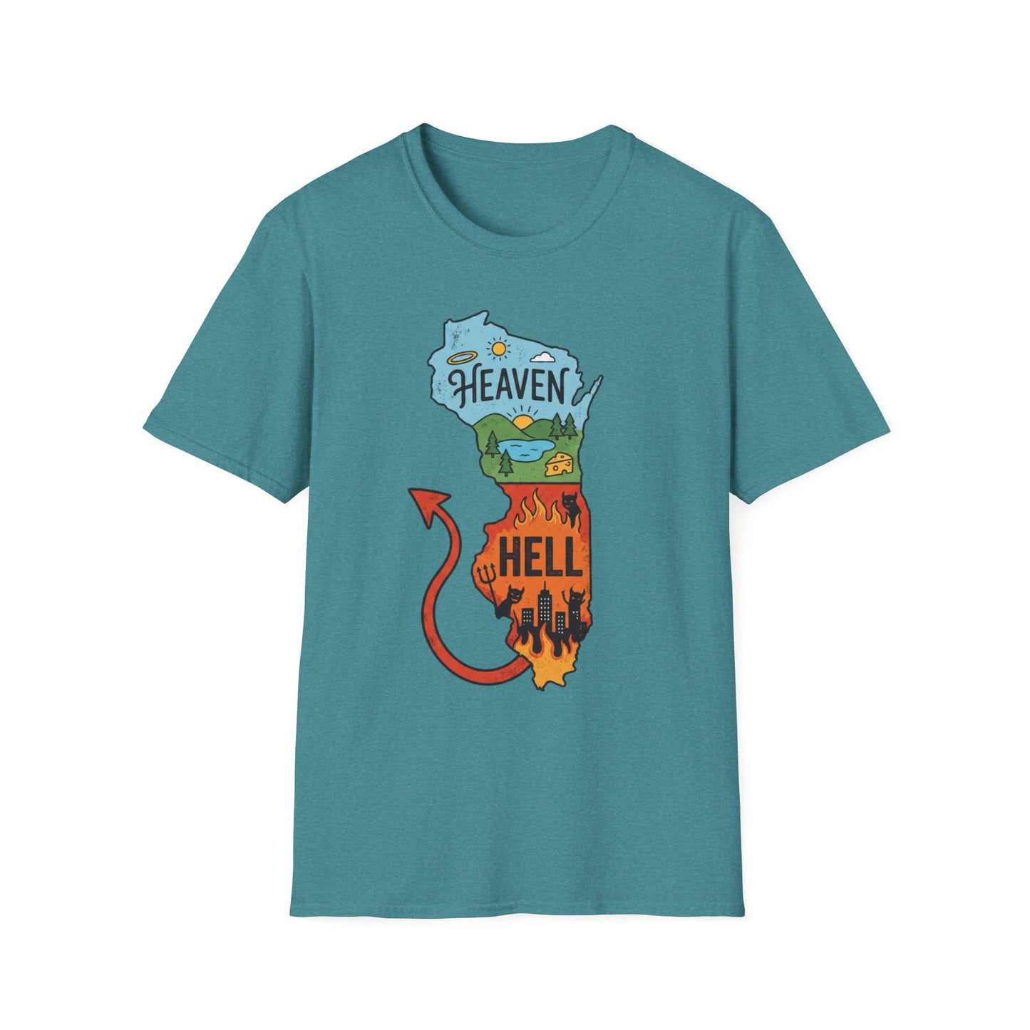 Wisconsin Heaven Illinois Hell Shirt