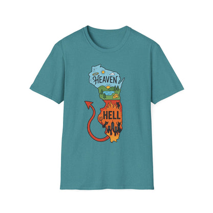 Wisconsin Heaven Illinois Hell Shirt