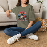 Happy Birthday ’Murica Raccoon T-Shirt – Funny Patriotic Fireworks Tee