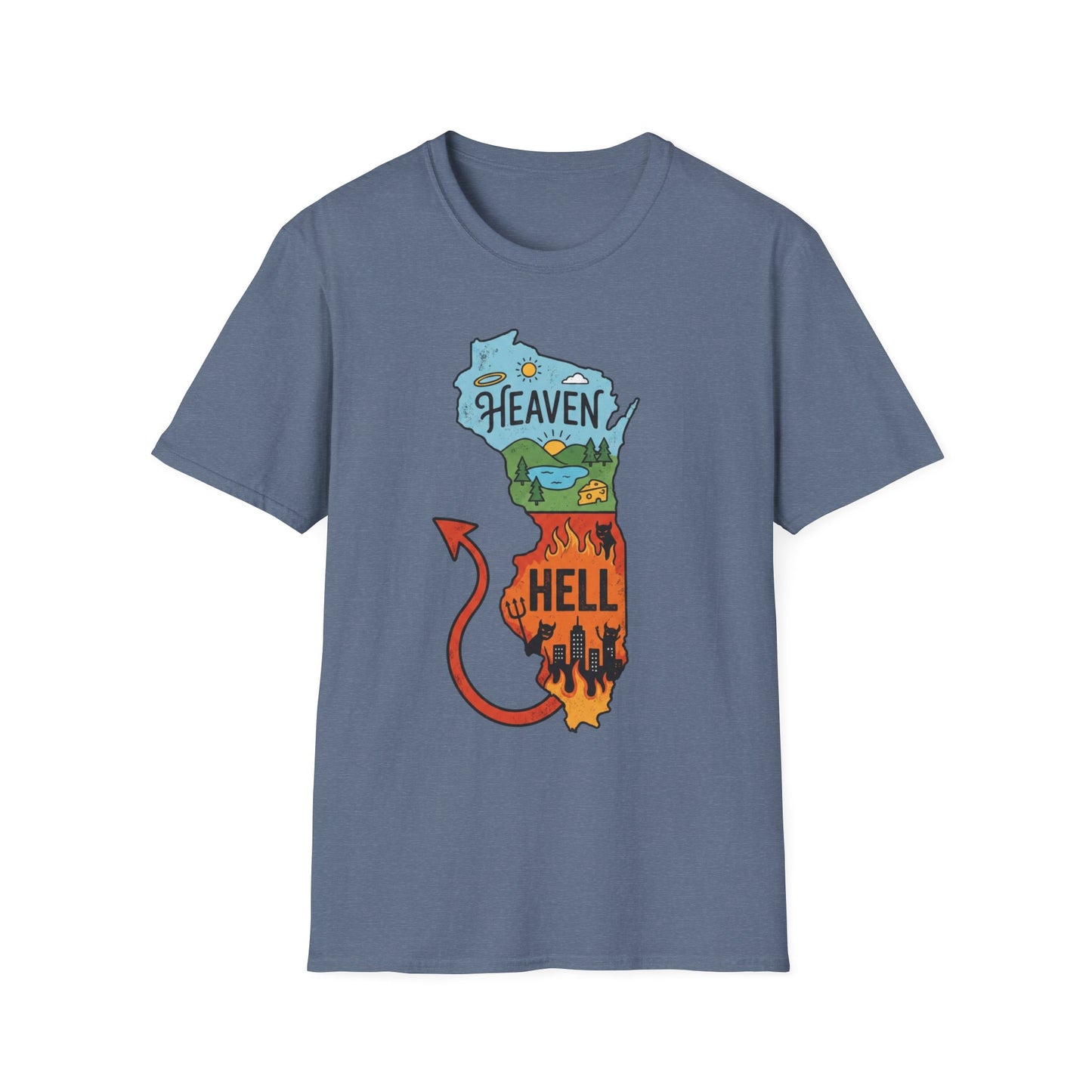 Wisconsin Heaven Illinois Hell Shirt