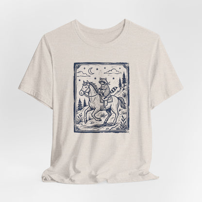 Raccoon Riding Horse T-Shirt