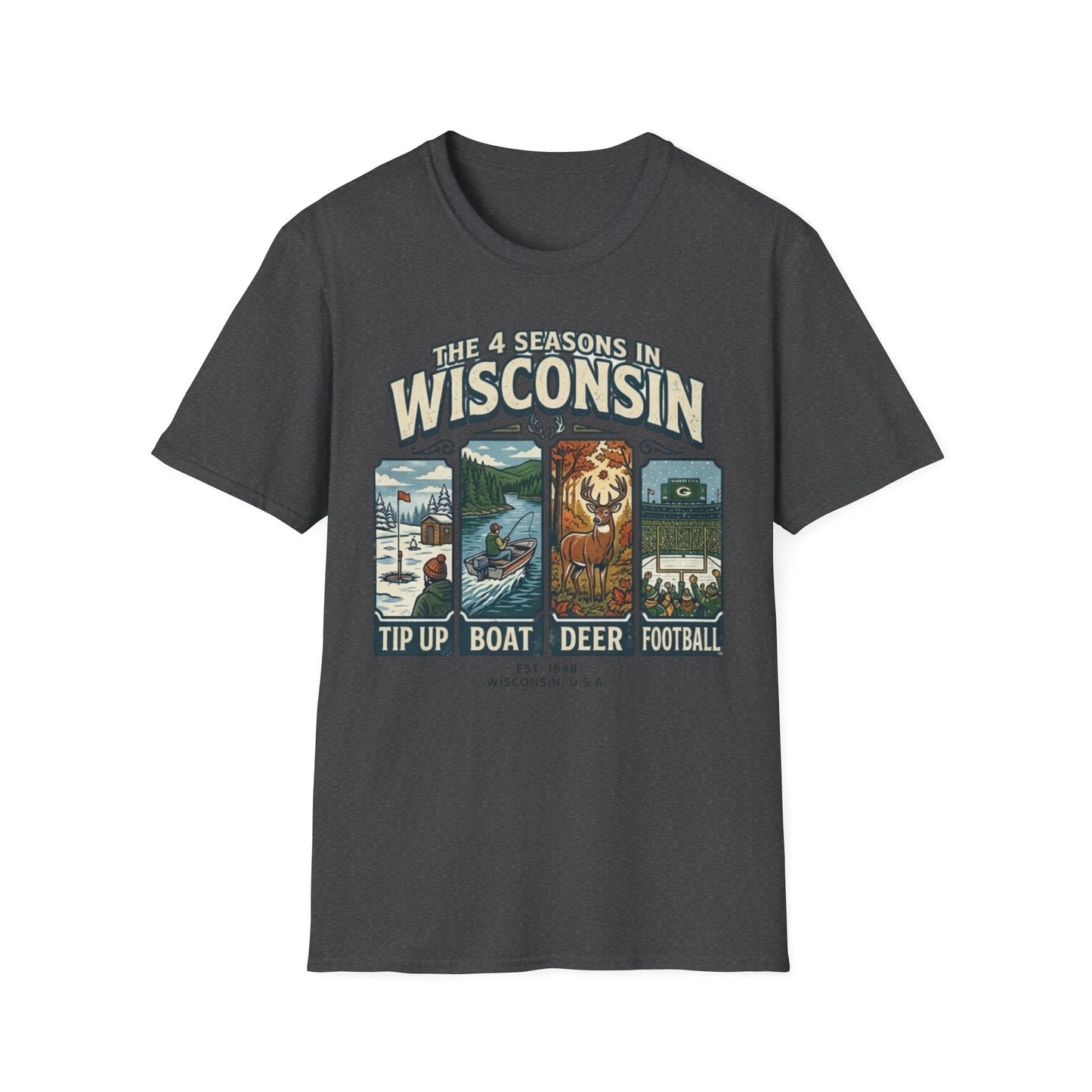 The 4 Seasons in Wisconsin T-Shirt