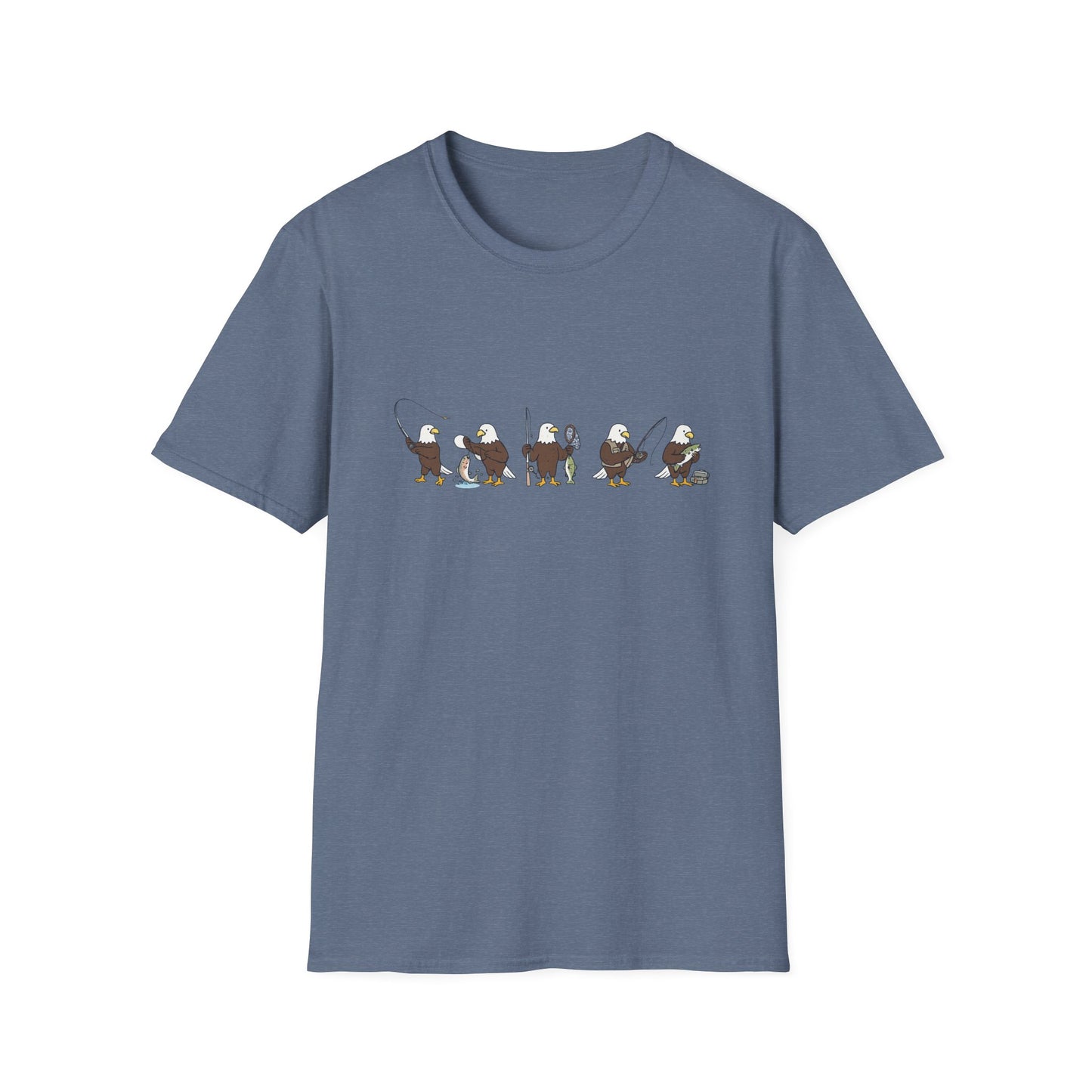 Bald Eagle Fishing Shirt