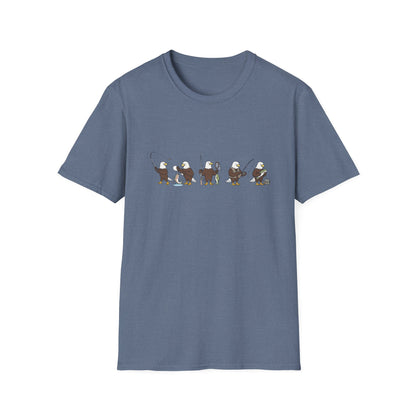 Bald Eagle Fishing Shirt