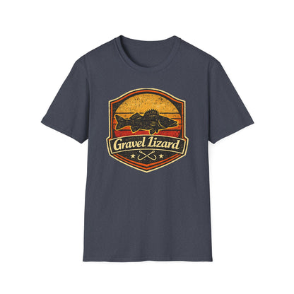 Gravel Lizard Walleye Fishing Shirt