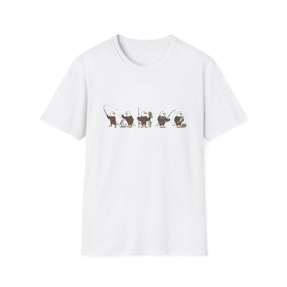 Bald Eagle Fishing Shirt