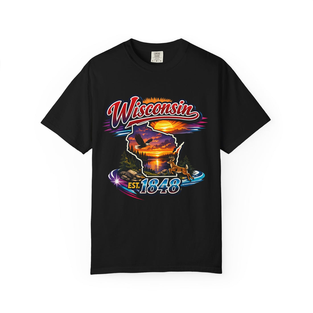 Wisconsin Sunset Scenic T-Shirt