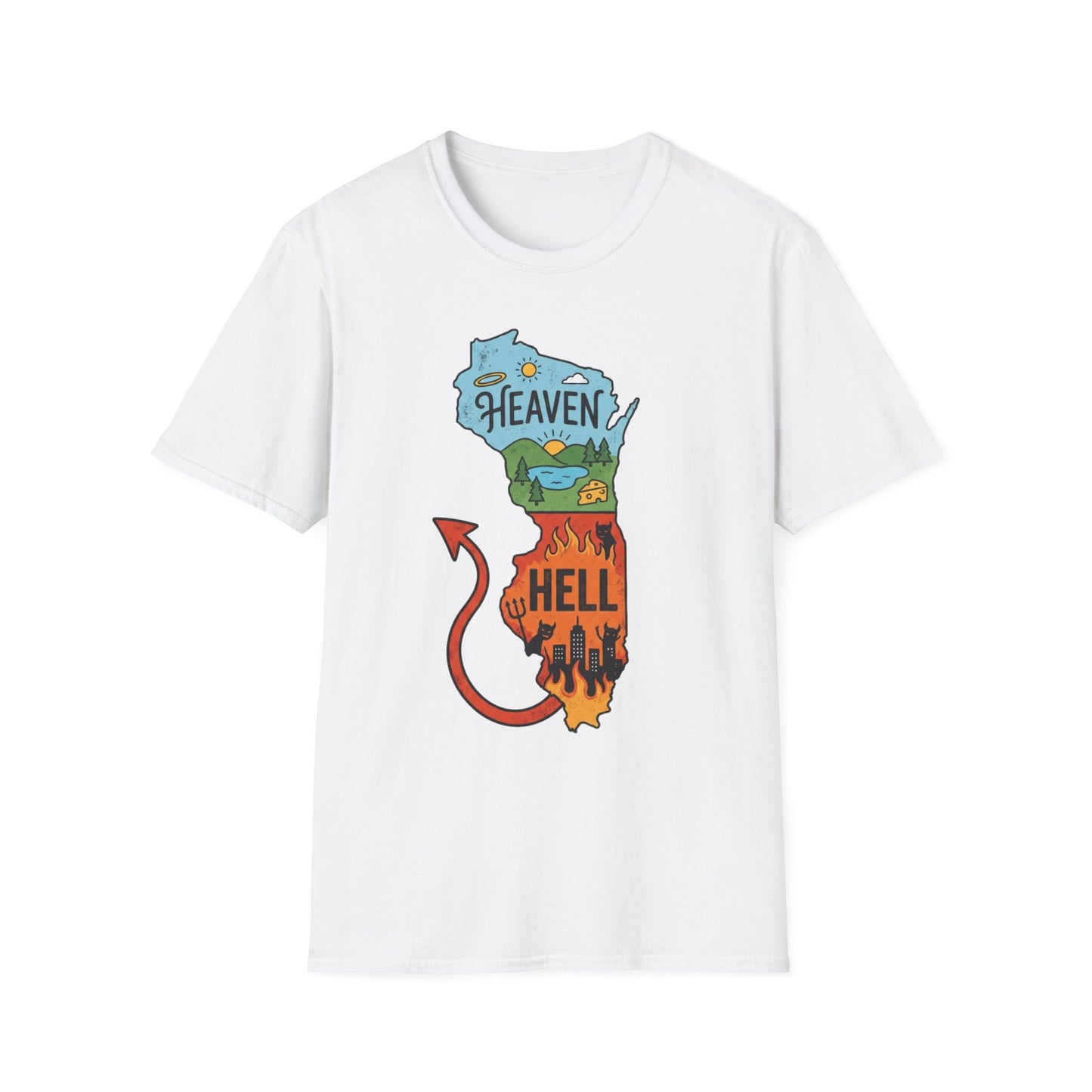 Wisconsin Heaven Illinois Hell Shirt