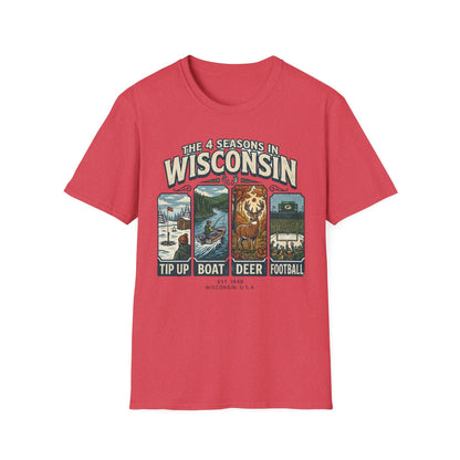 The 4 Seasons in Wisconsin T-Shirt