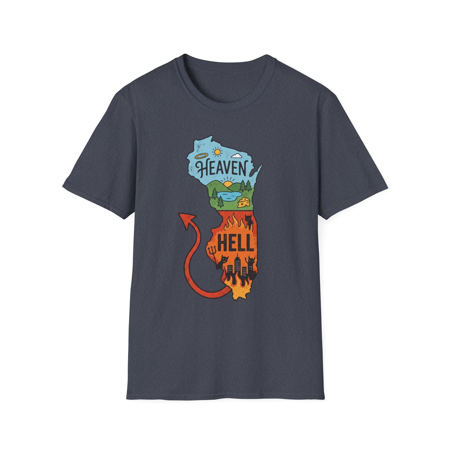 Wisconsin Heaven Illinois Hell Shirt