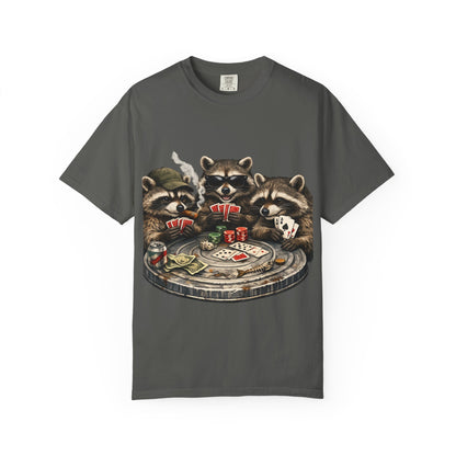 Raccoons Playing Poker T-Shirt