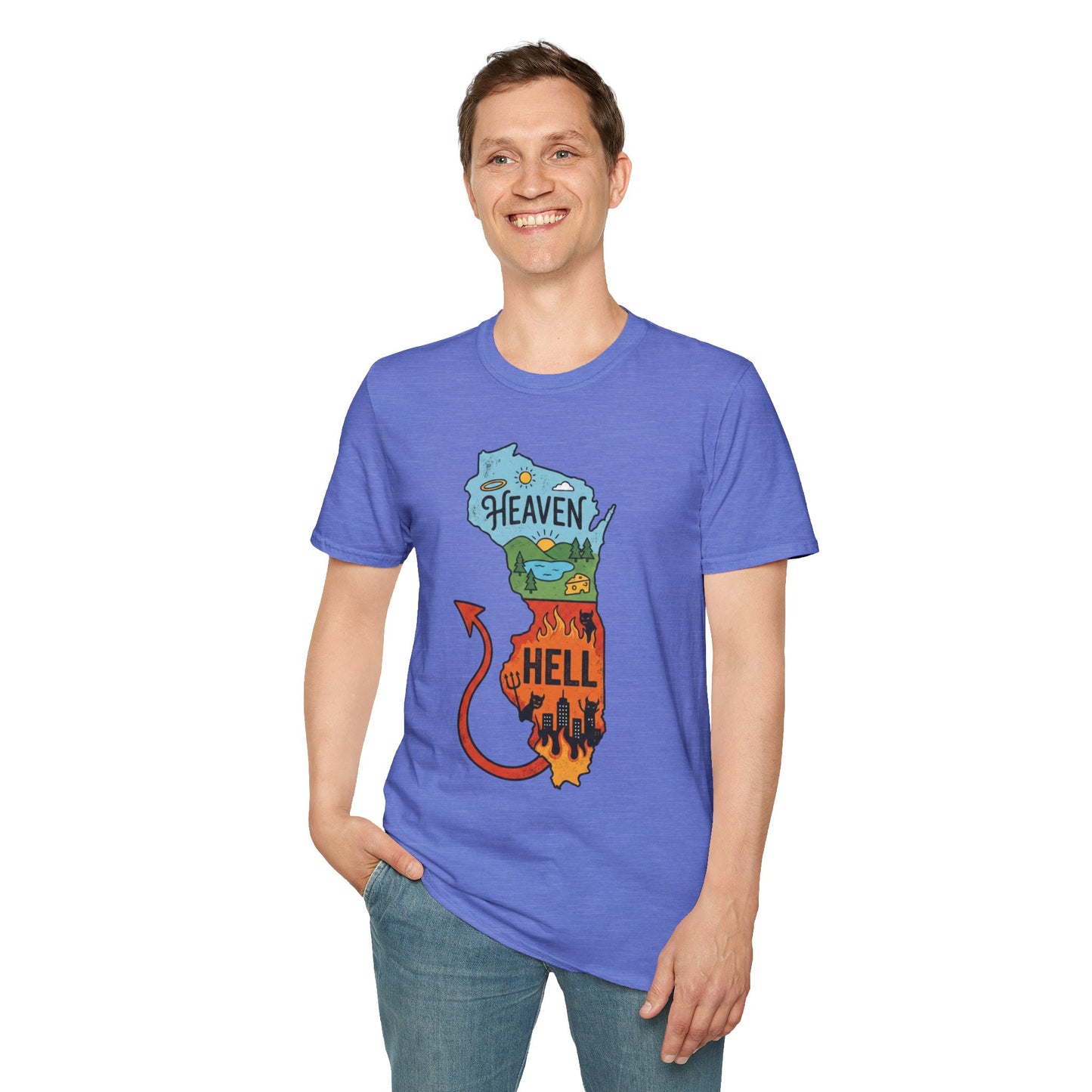 Wisconsin Heaven Illinois Hell Shirt