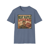 Meat Raffle Legend T-Shirt — Retro Wisconsin Bar Humor Tee