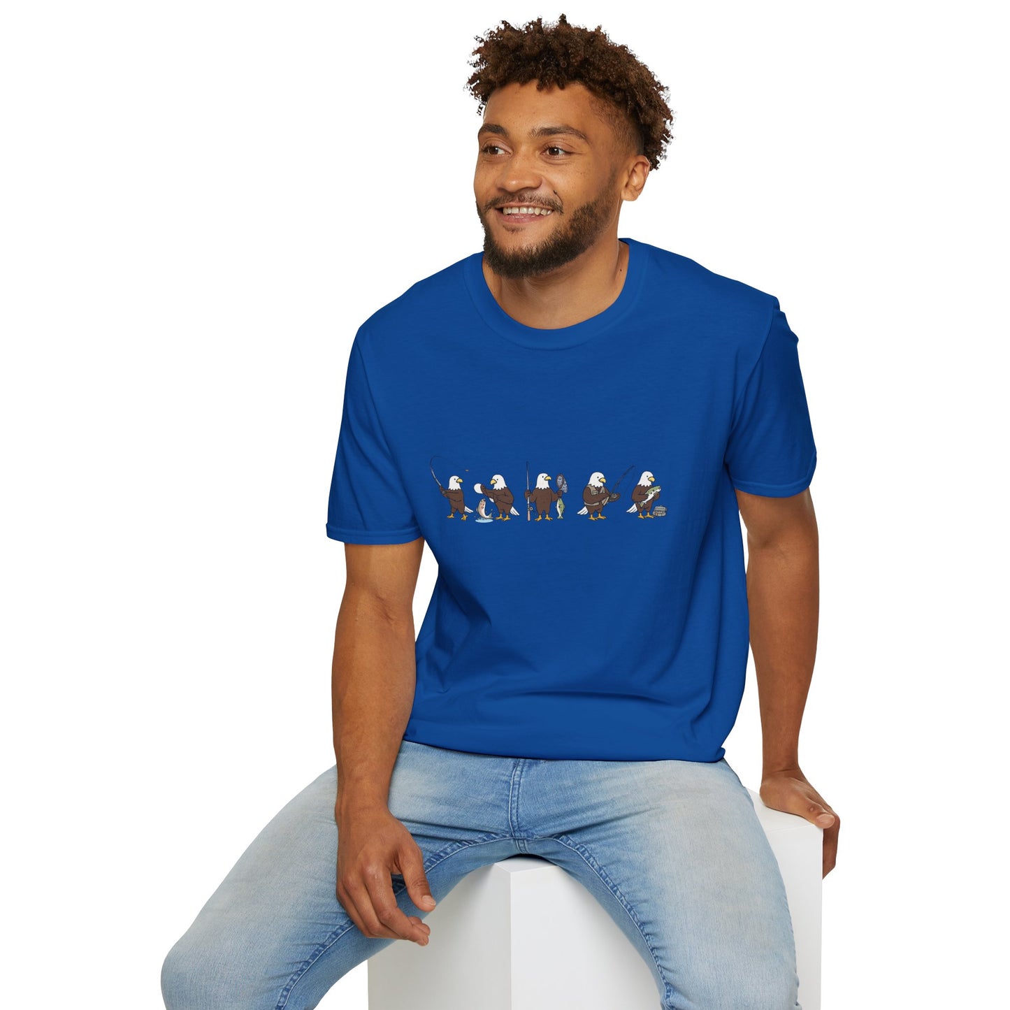 Bald Eagle Fishing Shirt