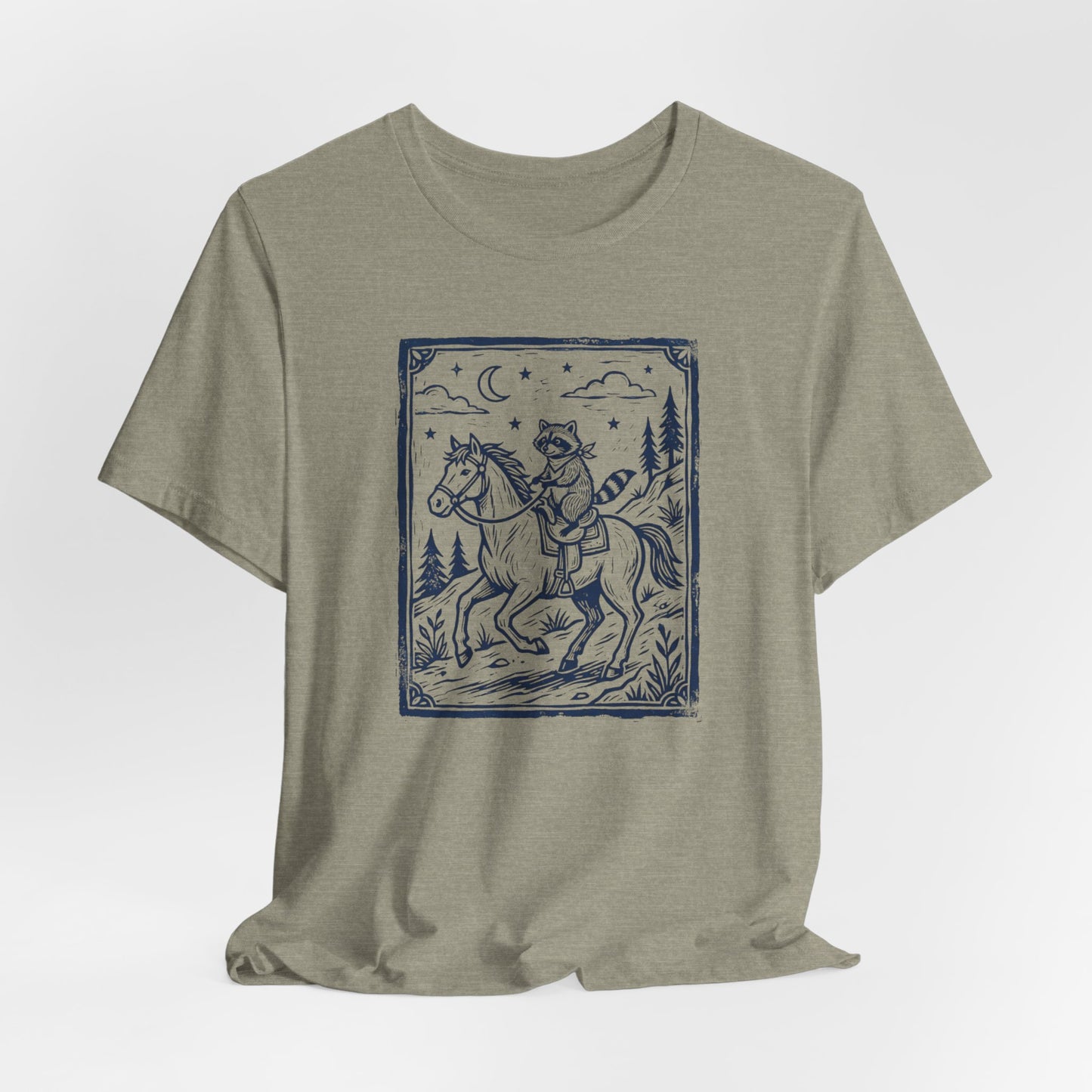 Raccoon Riding Horse T-Shirt