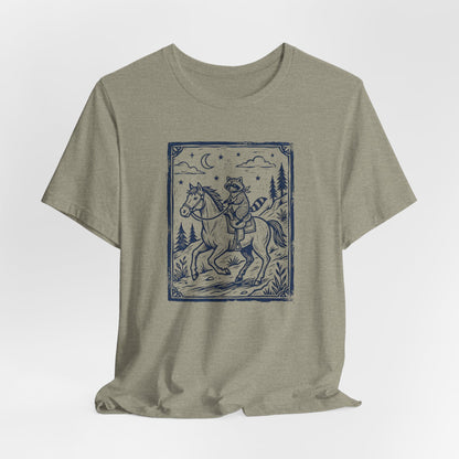 Raccoon Riding Horse T-Shirt