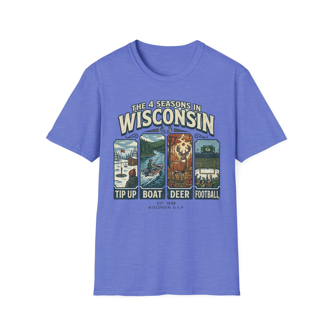 The 4 Seasons in Wisconsin T-Shirt