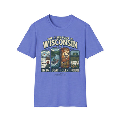 The 4 Seasons in Wisconsin T-Shirt