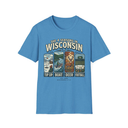 The 4 Seasons in Wisconsin T-Shirt
