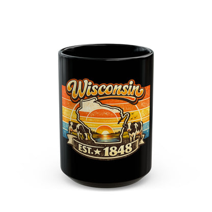 Wisconsin Dairy Cow Coffee Mug