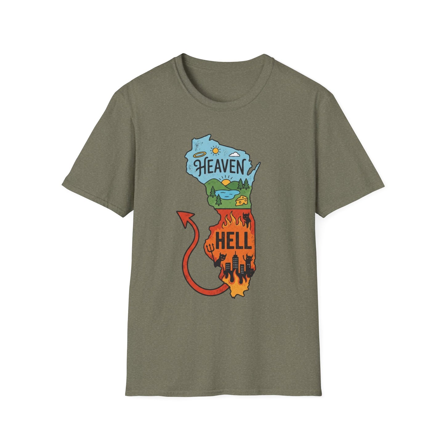 Wisconsin Heaven Illinois Hell Shirt