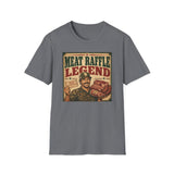Meat Raffle Legend T-Shirt — Retro Wisconsin Bar Humor Tee