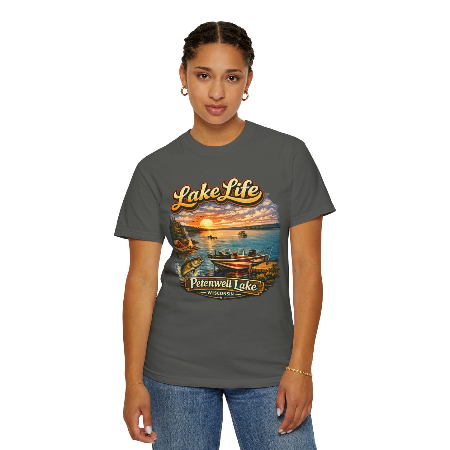 Lake Life T-Shirt – Petenwell Lake Wisconsin Vintage Tee