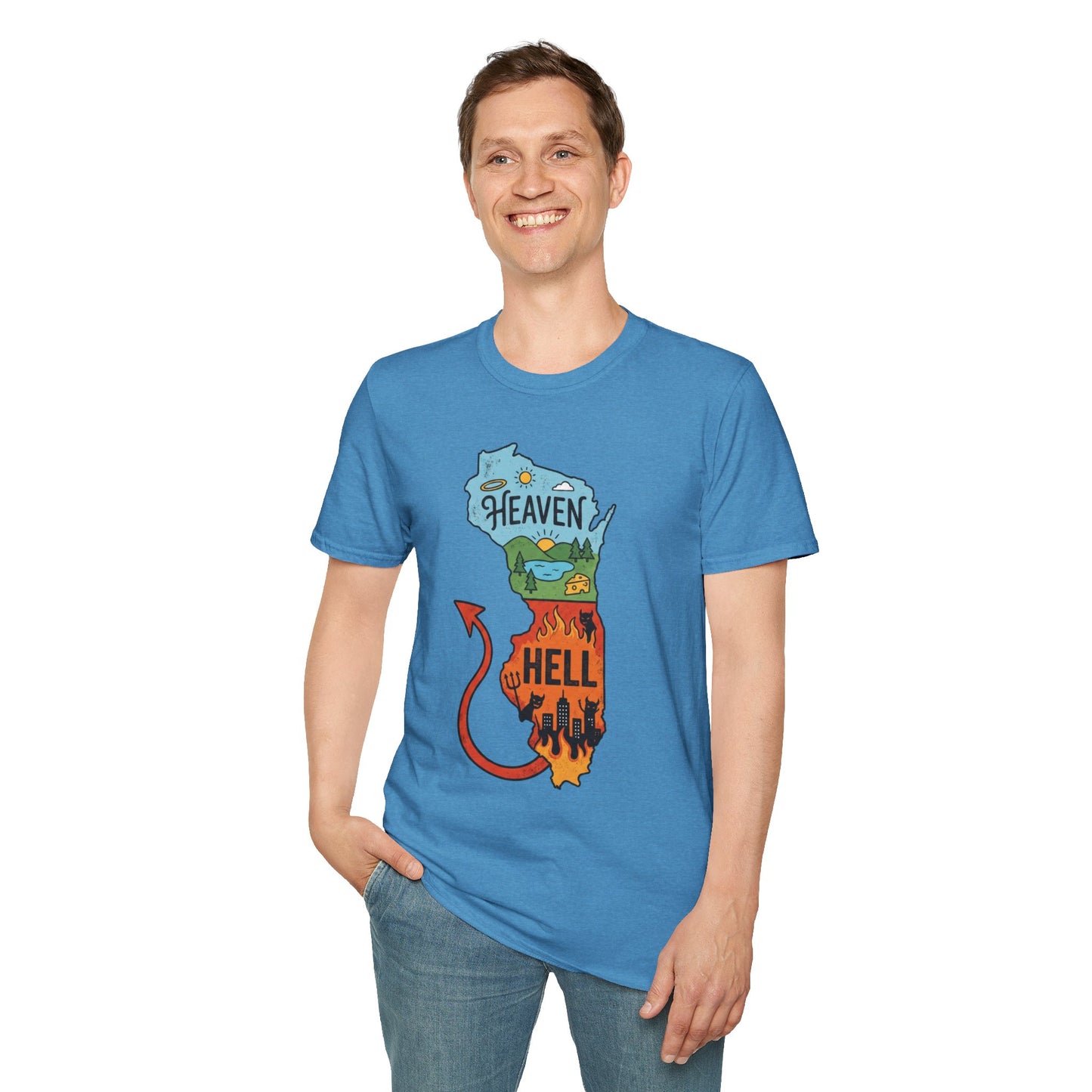 Wisconsin Heaven Illinois Hell Shirt