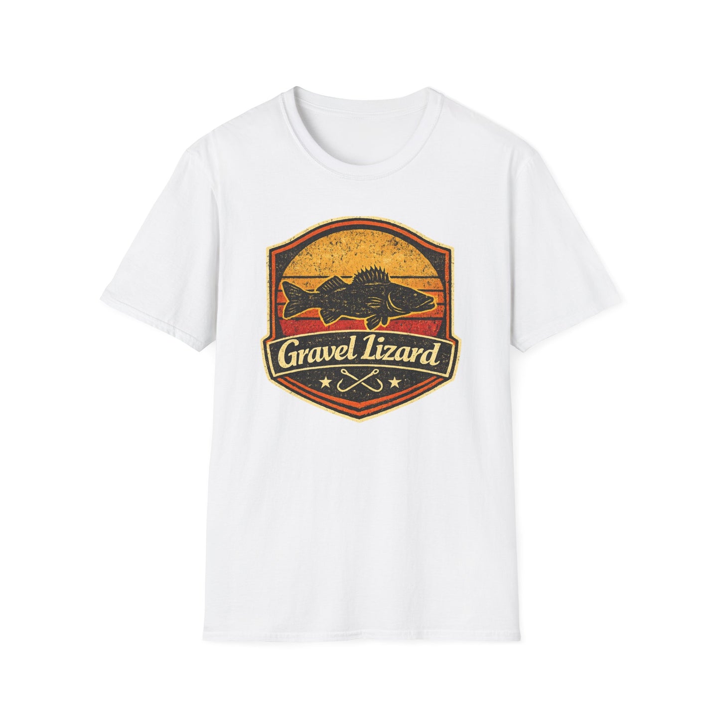 Gravel Lizard Walleye Fishing Shirt