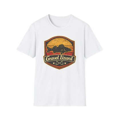 Gravel Lizard Walleye Fishing Shirt