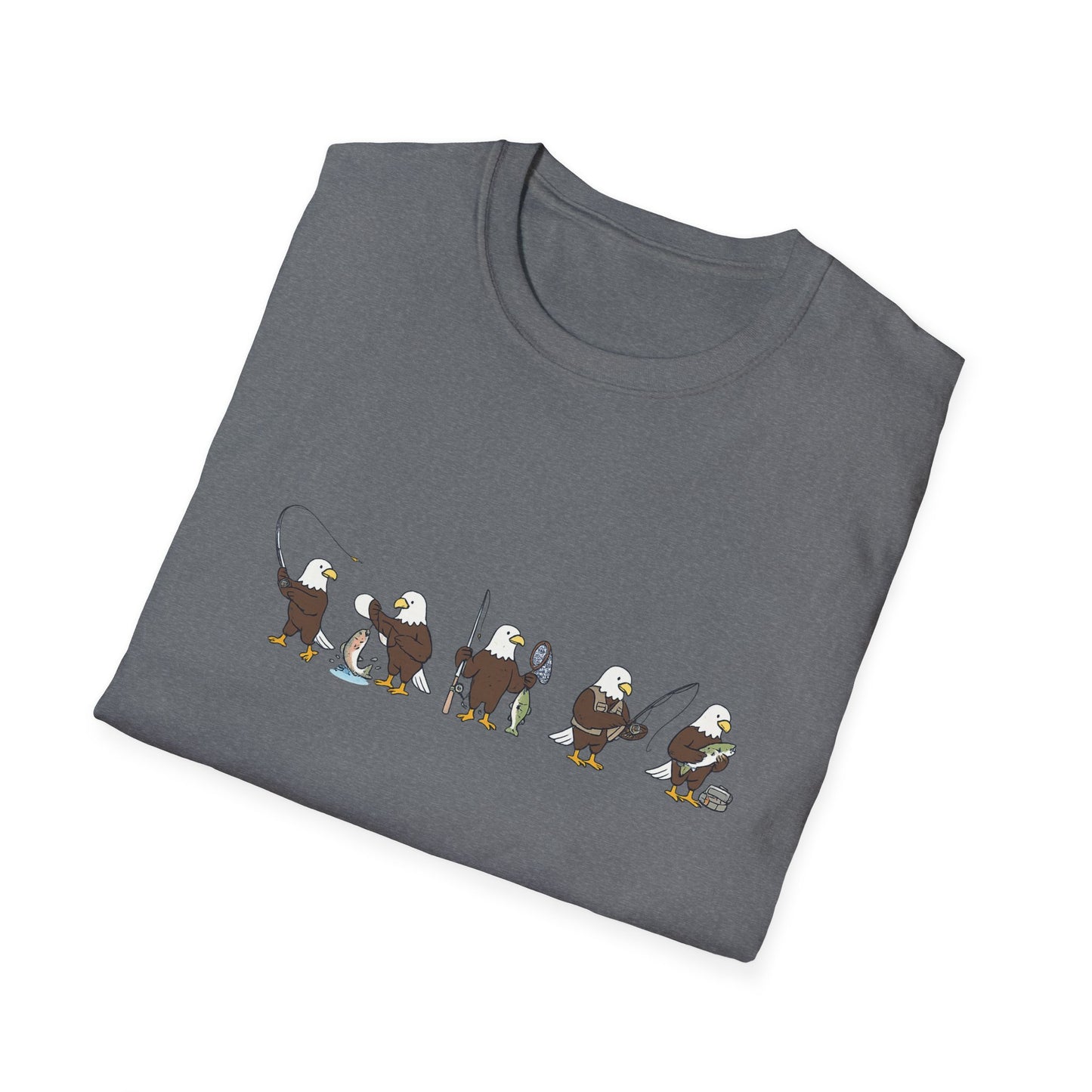Bald Eagle Fishing Shirt
