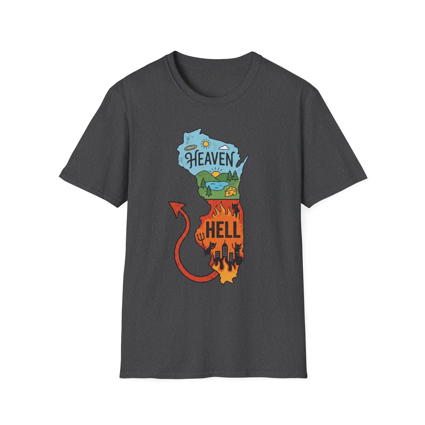 Wisconsin Heaven Illinois Hell Shirt