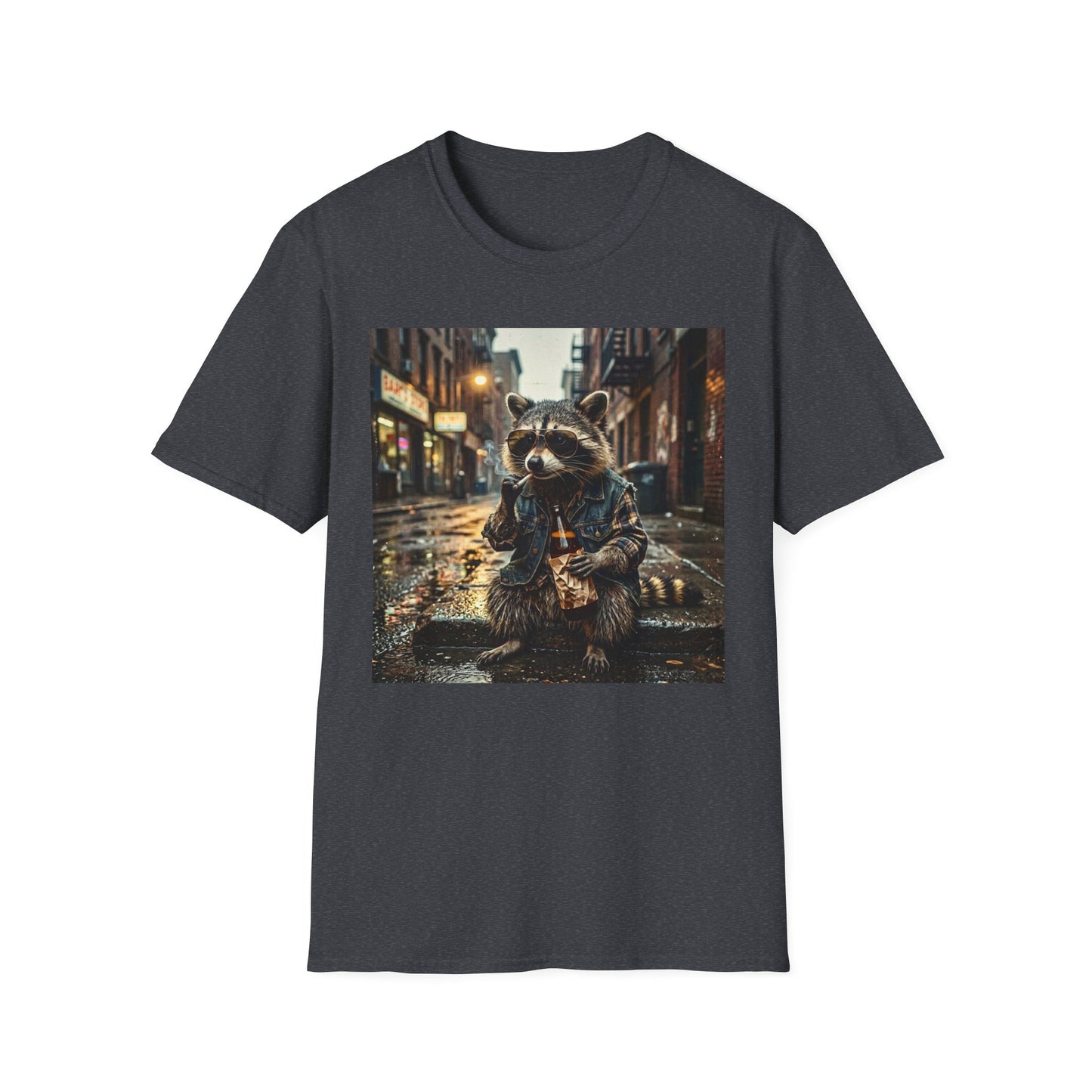 Smoking Raccoon Tee