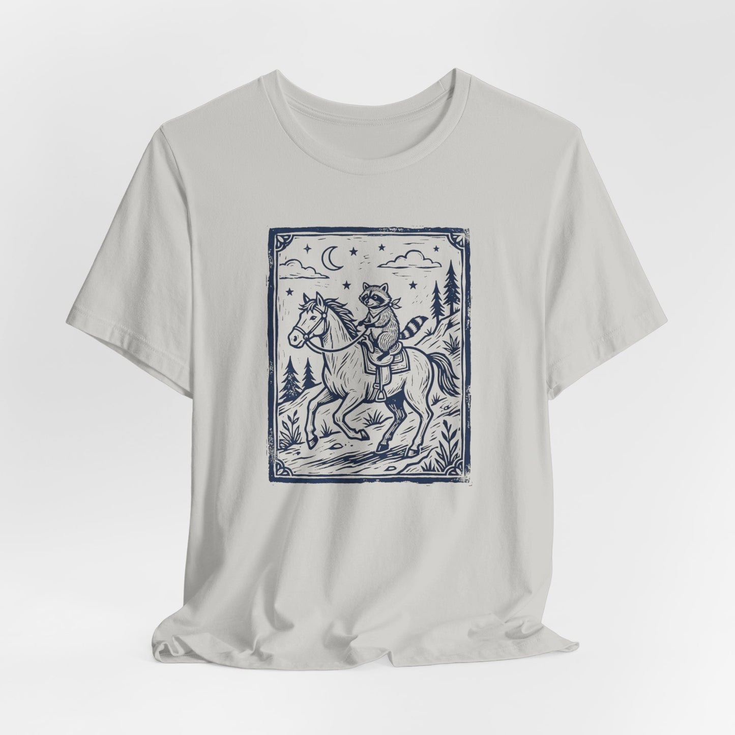 Raccoon Riding Horse T-Shirt