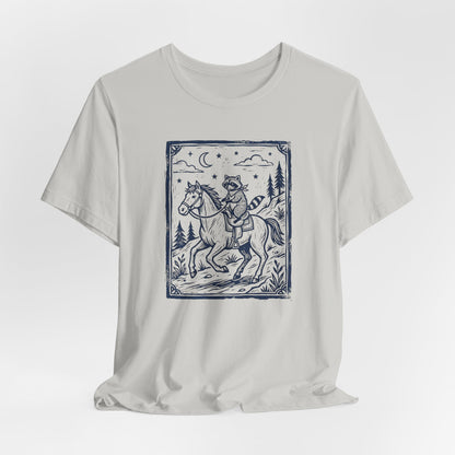Raccoon Riding Horse T-Shirt