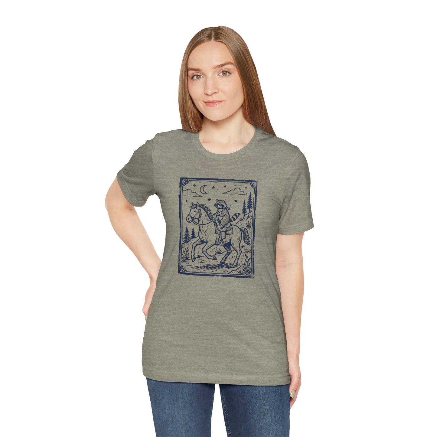 Raccoon Riding Horse T-Shirt