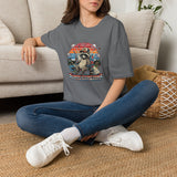 Happy Birthday ’Murica Raccoon T-Shirt – Funny Patriotic Fireworks Tee
