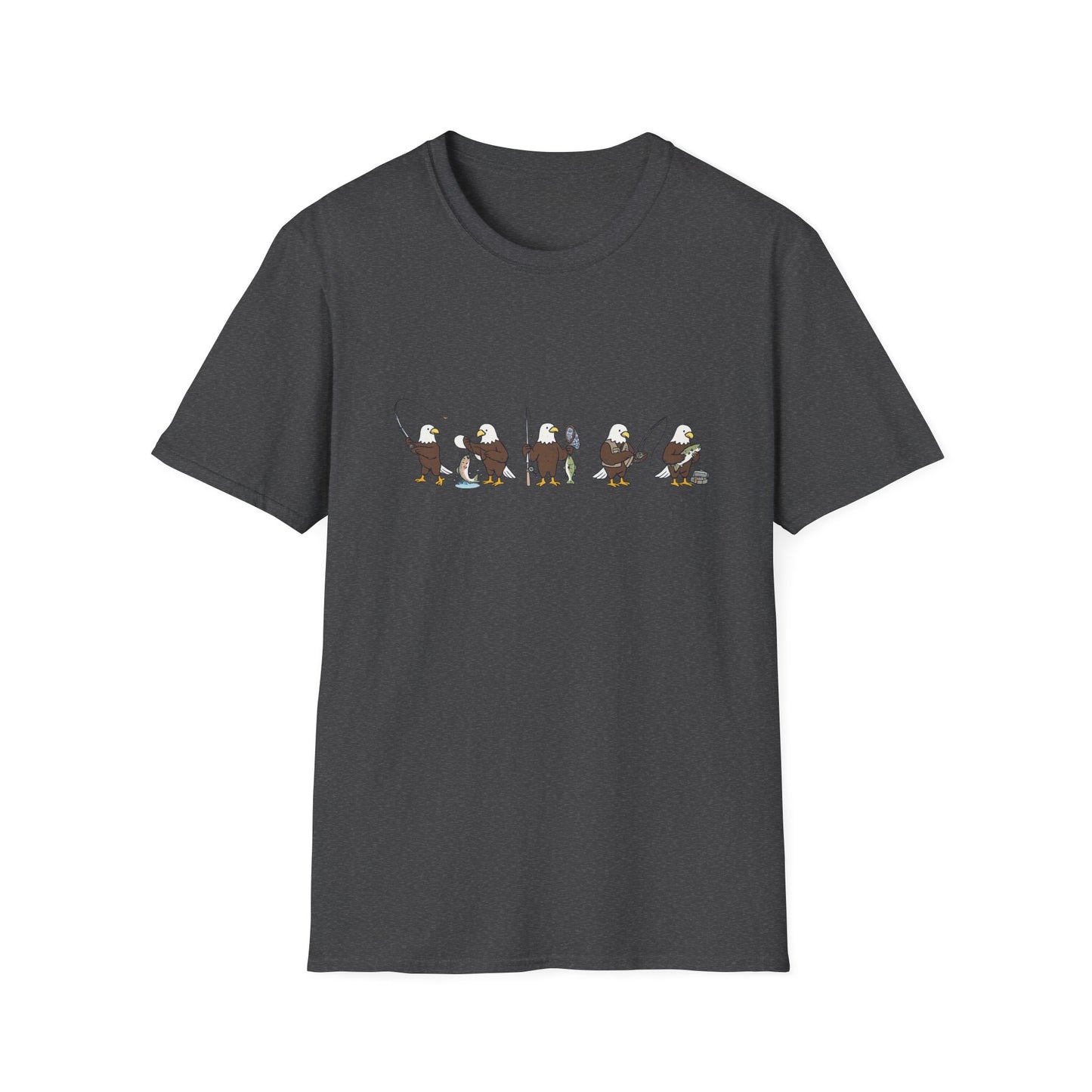 Bald Eagle Fishing Shirt